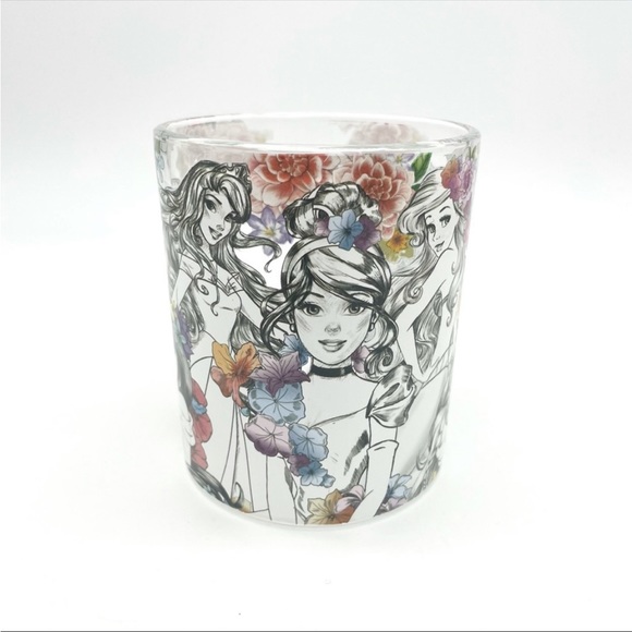 Disney Princesses Clear Glass Mug 17.5 oz - Picture 3 of 5